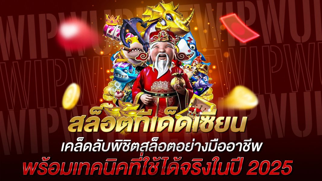 บทความ สล็อตทีเด็ดเซียน เคล็ดลับพิชิตสล็อตอย่างมืออาชีพ พร้อมเทคนิคที่ใช้ได้จริงในปี 2025